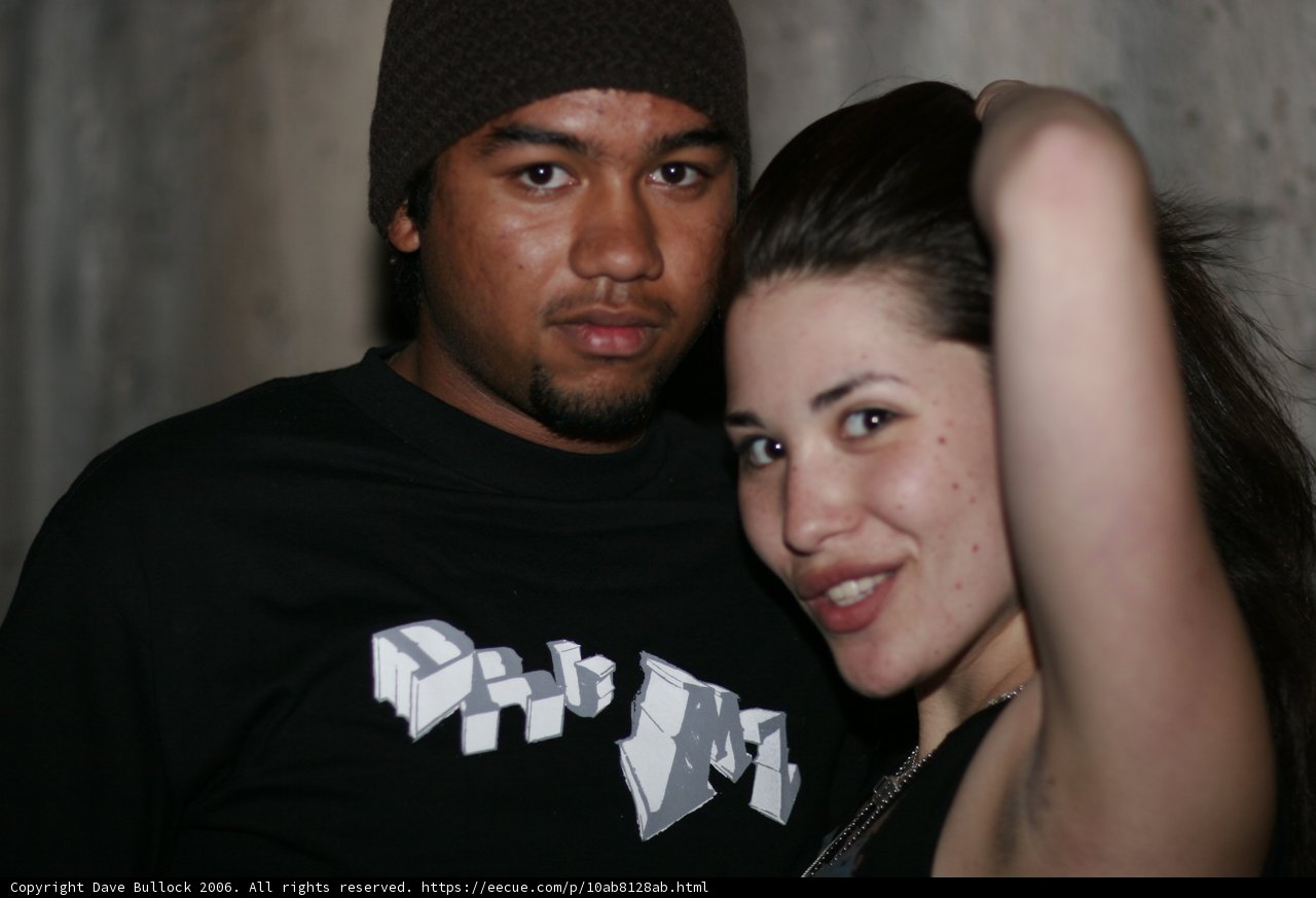 Beanie-clad Couple Strikes a Pose