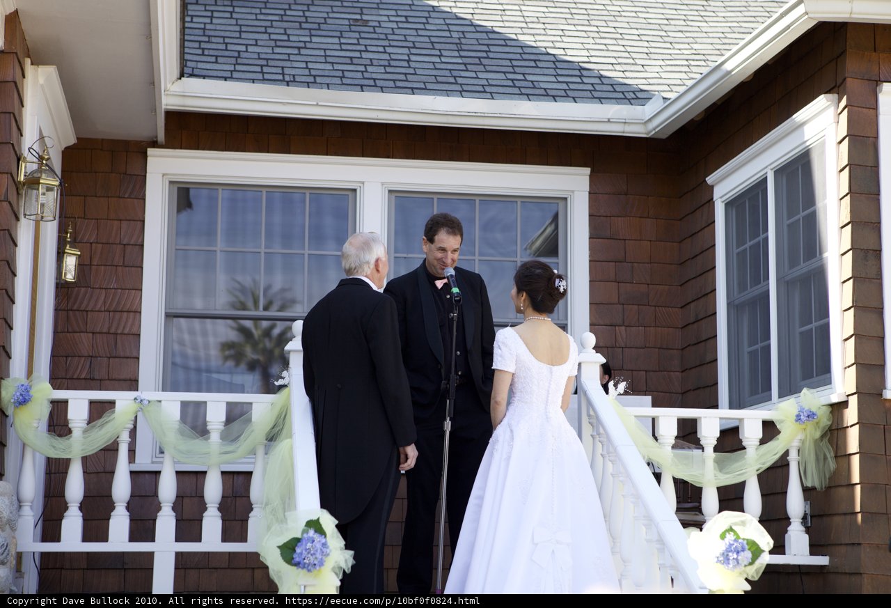Newlyweds on their Porch
