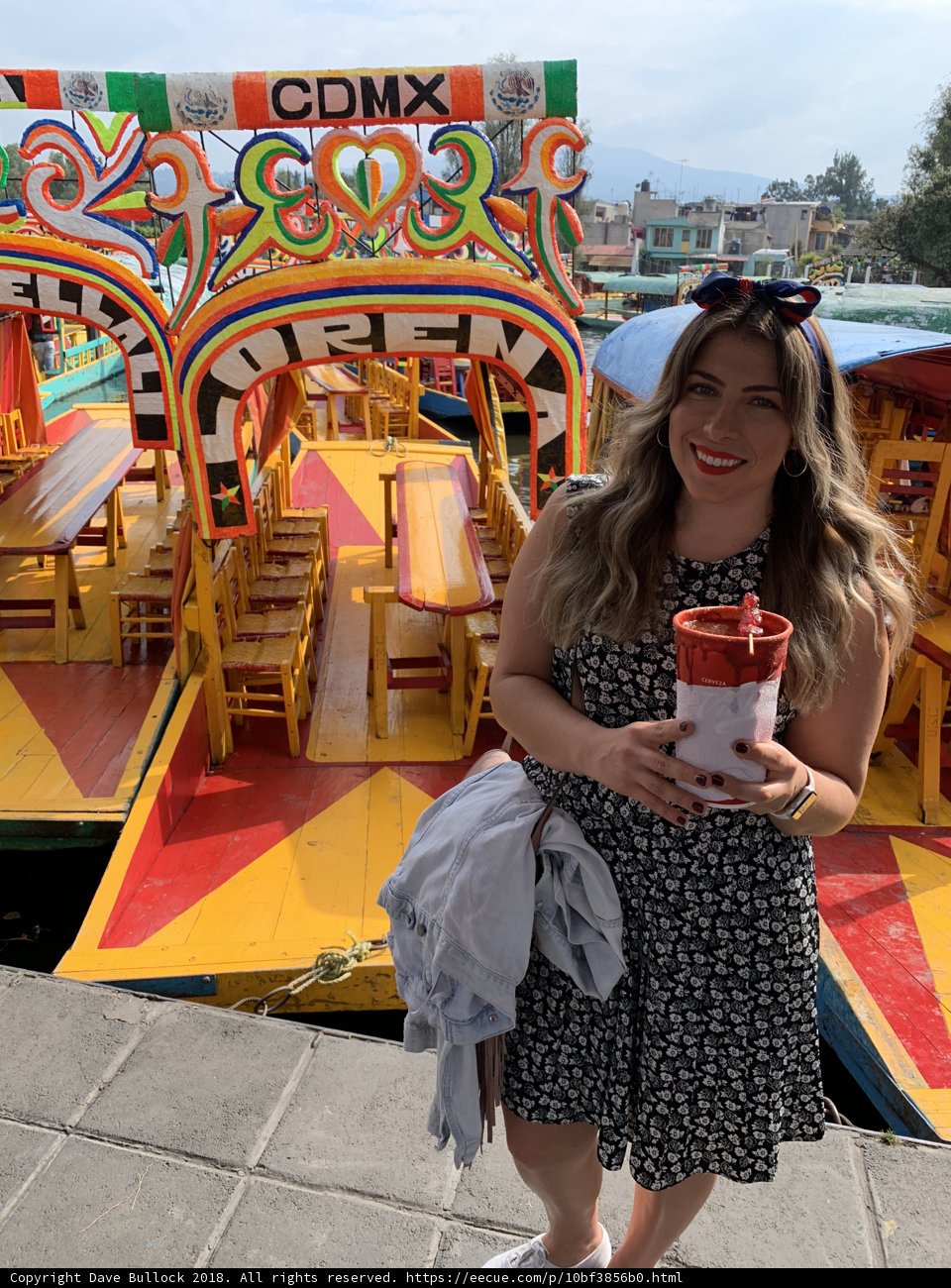 Colorful Boat and Coffee