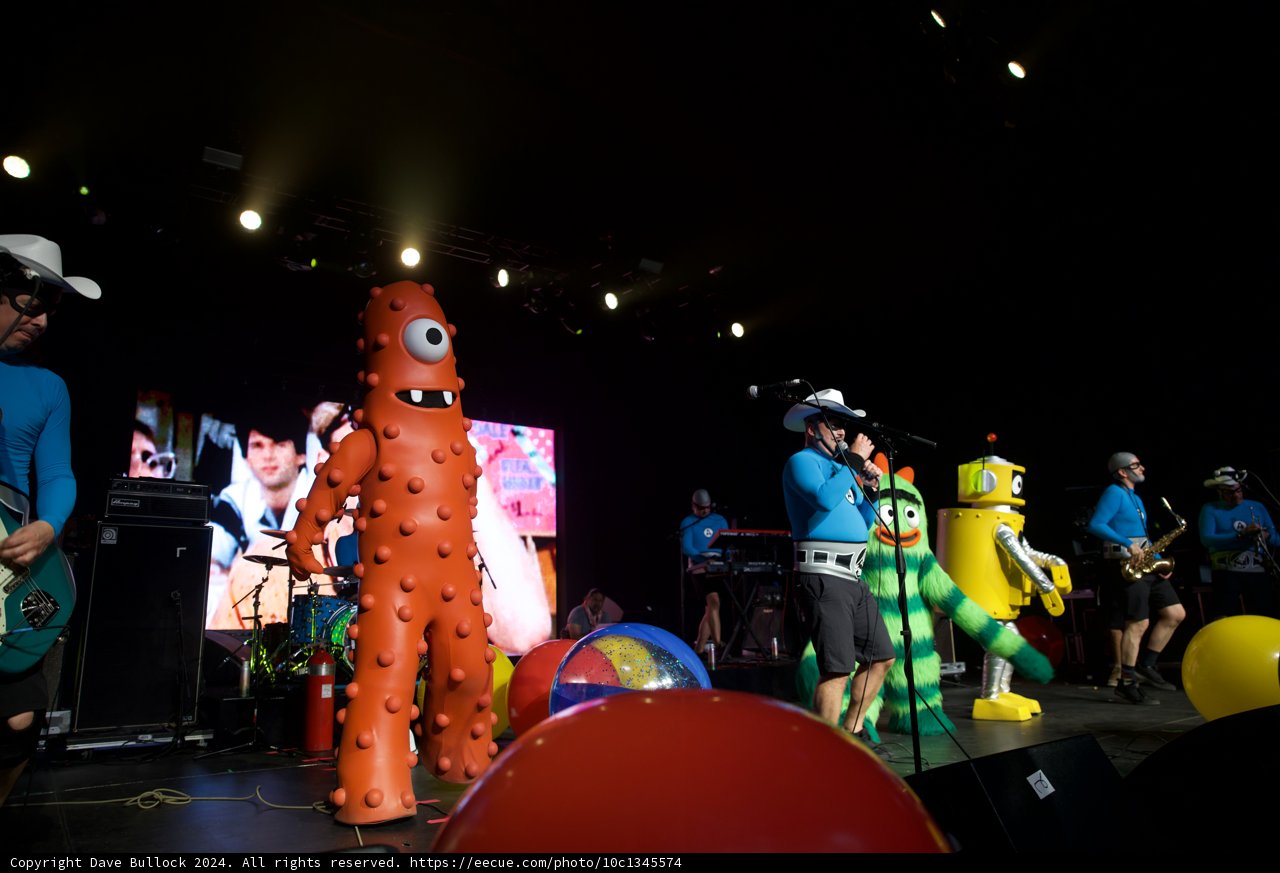 Eccentric Beats at Coachella: A Colorful Ensemble on Stage