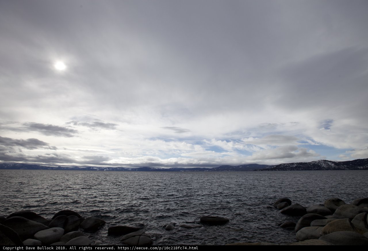 Tranquil view of Lake Tahoe