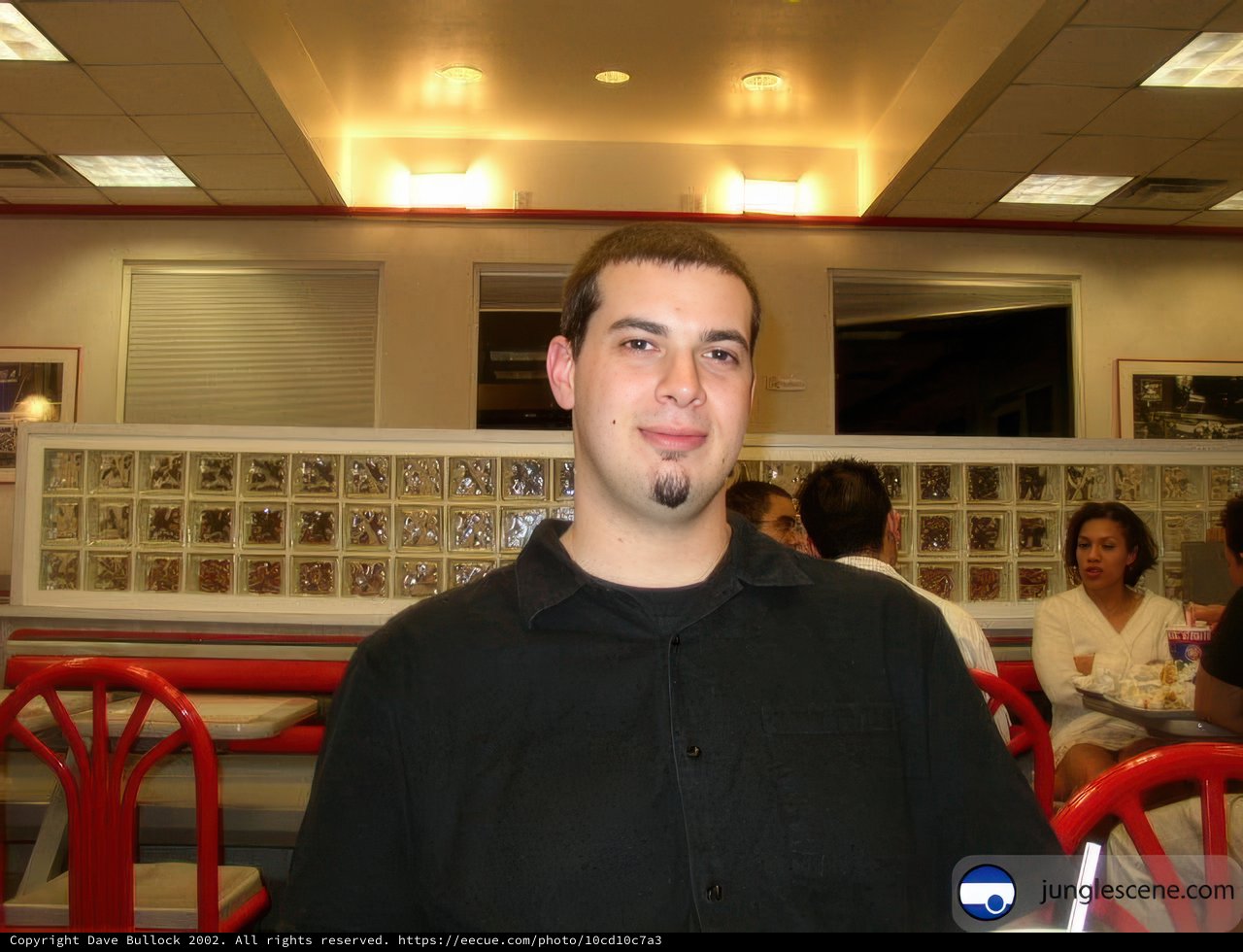 Portrait of Dave B in a Restaurant