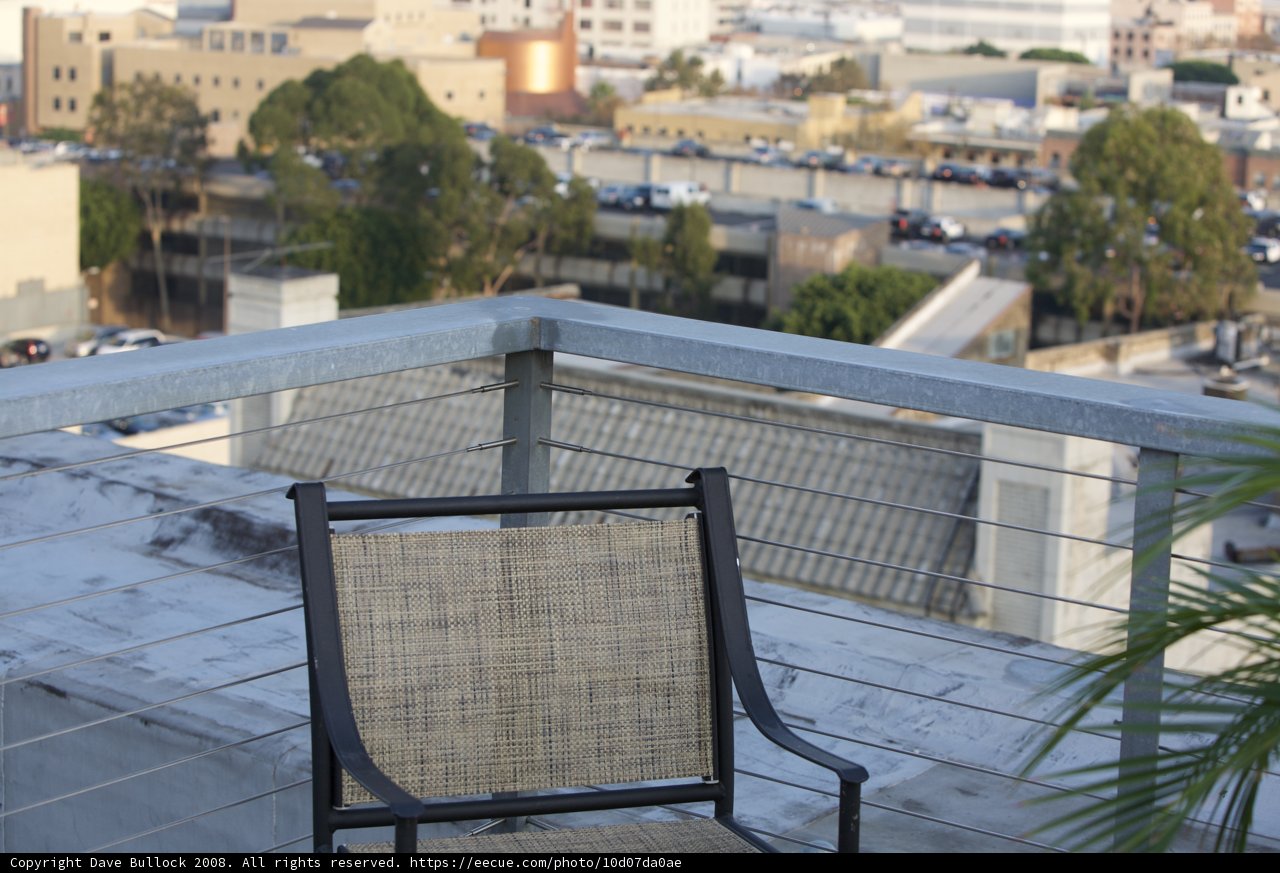 Relaxing on the Balcony