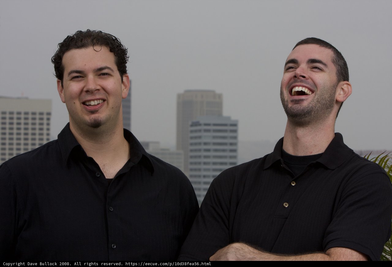 Dan and Dave at the Skyscraper