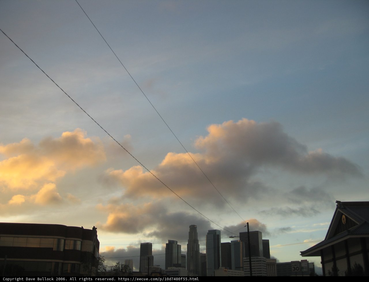 Cityscape at Sunset
