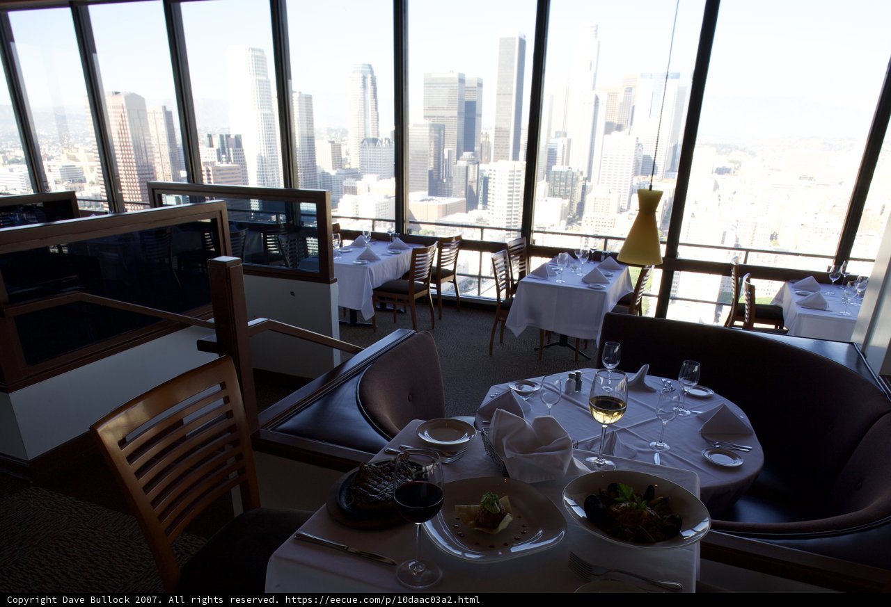 Dining with a City View