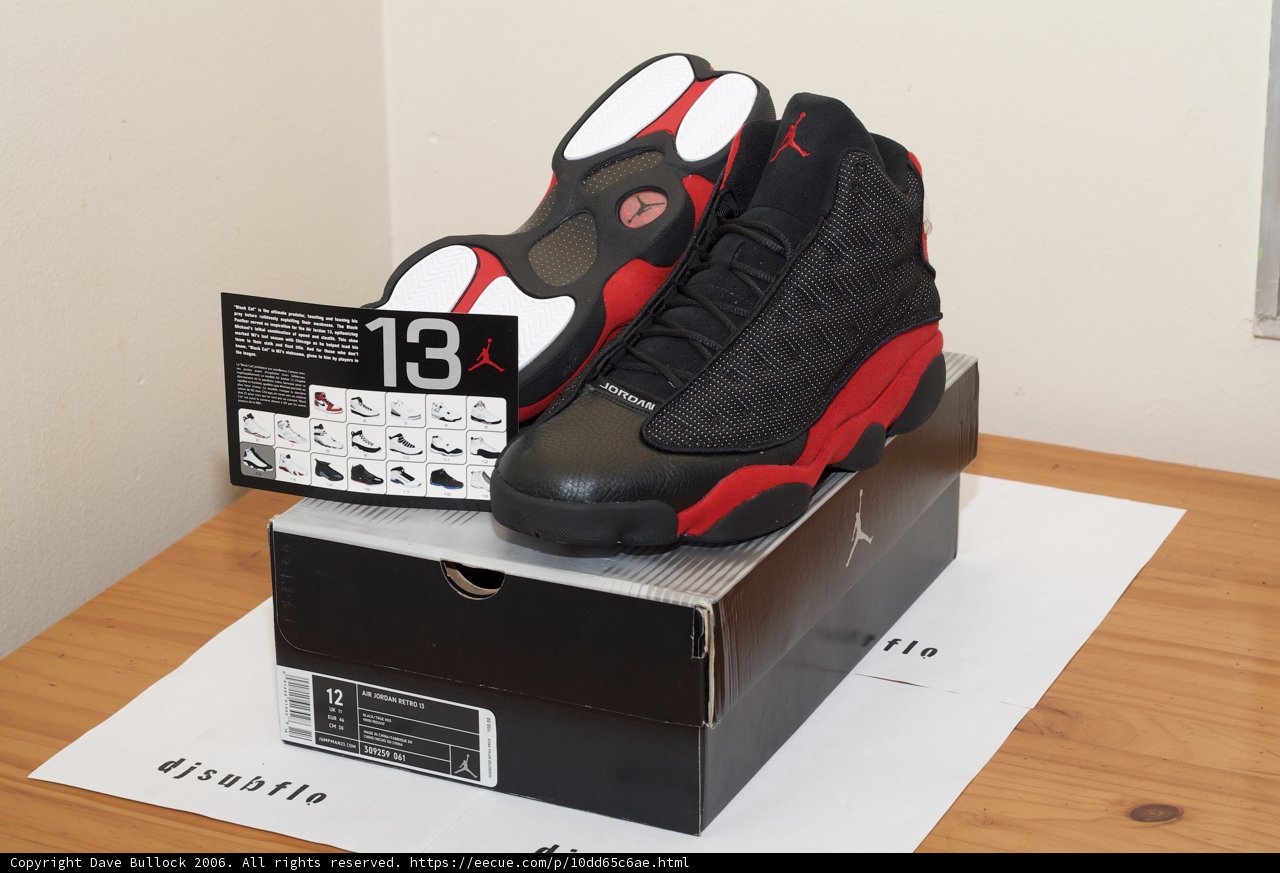 Air Jordan 13 Retro Black Red Sneakers