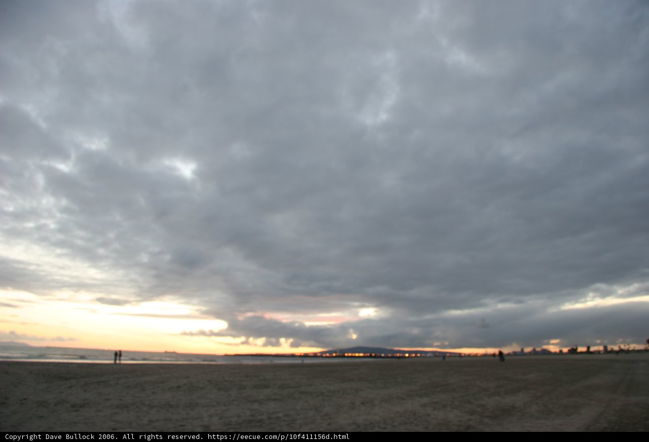Cloudy Sky over the Beach
