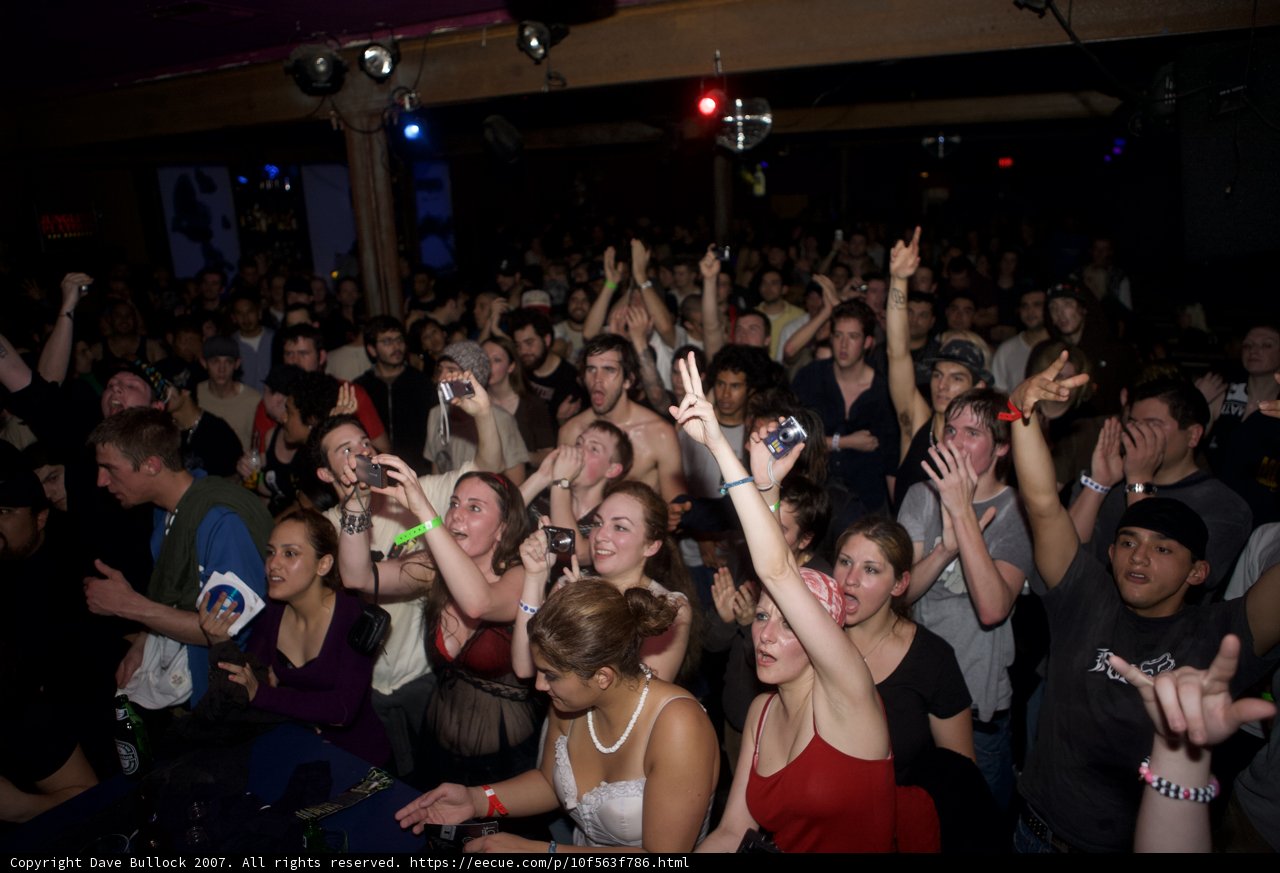 Spotlights on a Thrilling Nightclub Performance