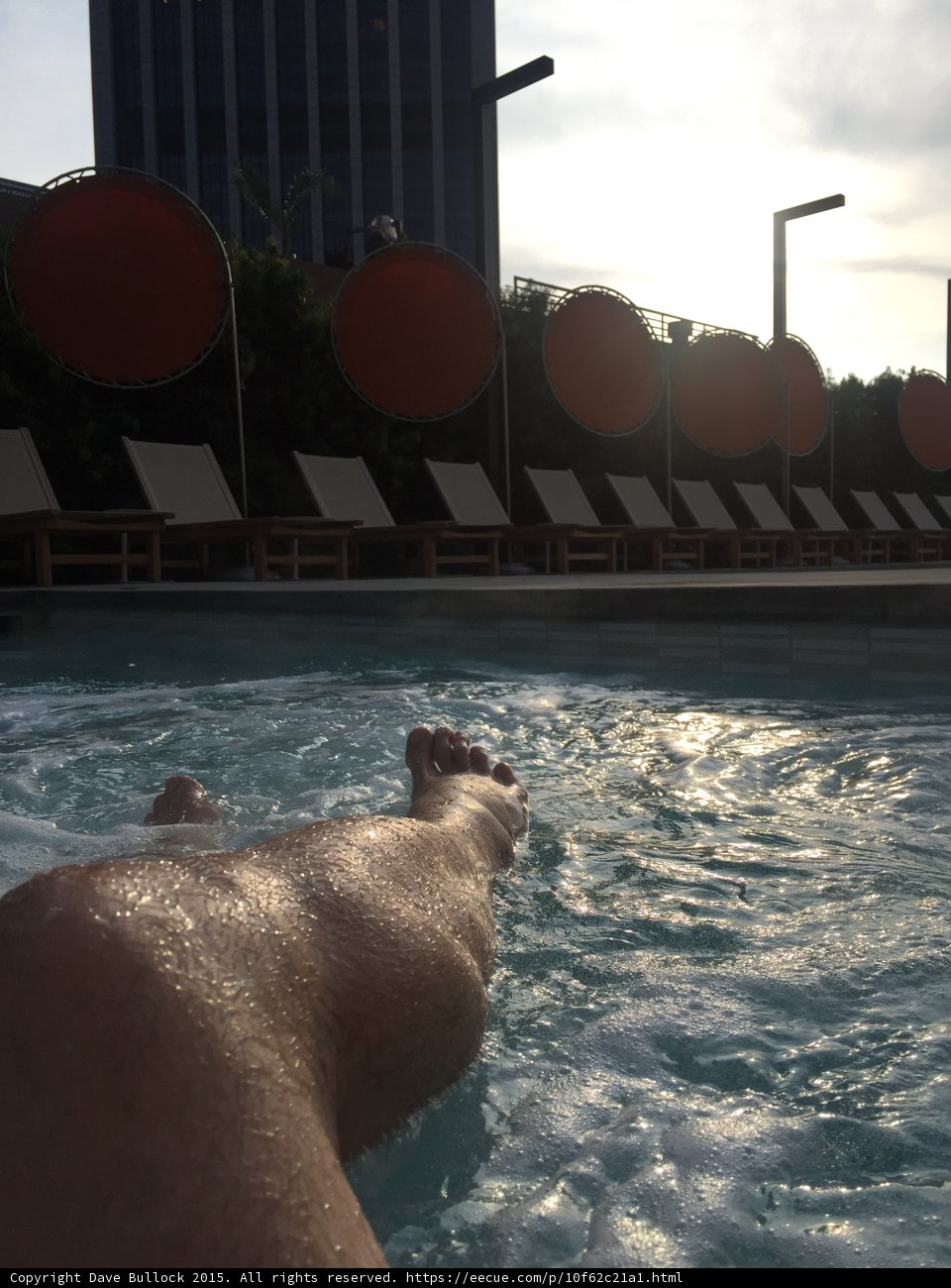 Soaking in the City Skyline