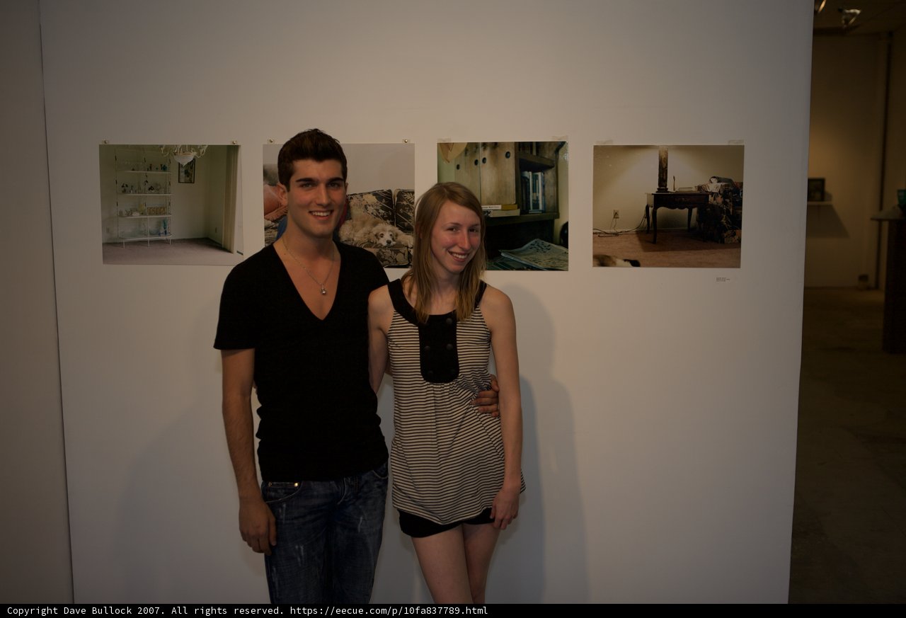 Artistic Couple at Gallery Wall