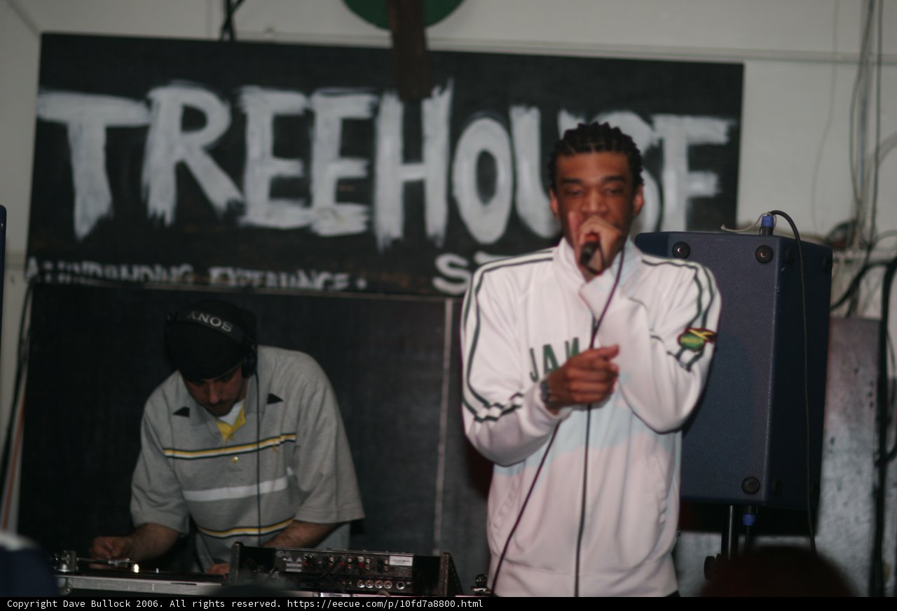Entertainer Chris L performing with Eric S at a recreation event