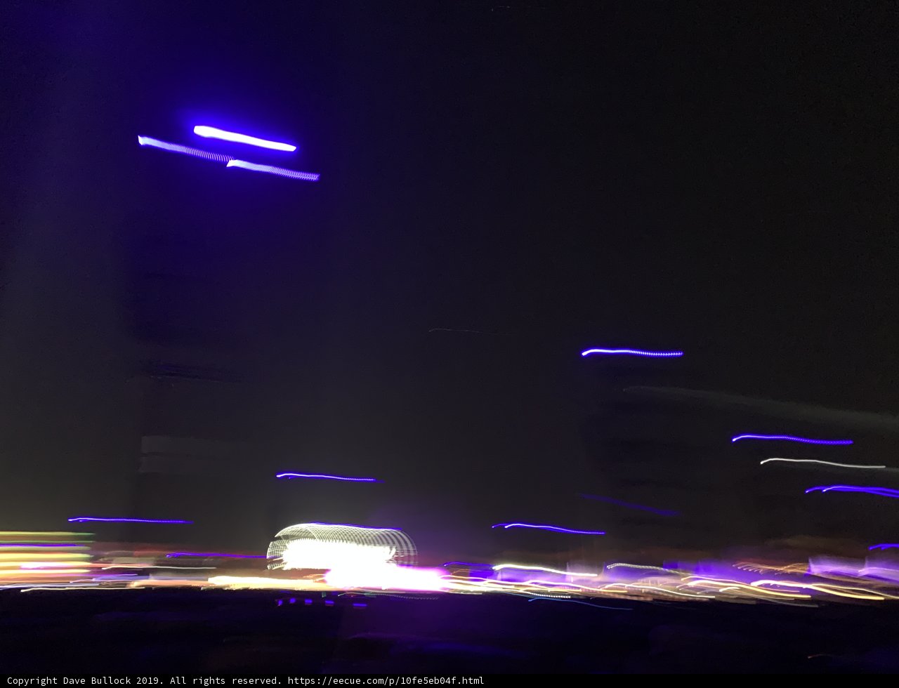 Blurred Neon Nights