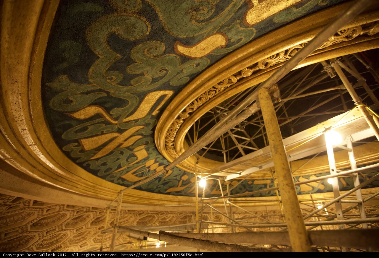 Ceiling Painting in Progress