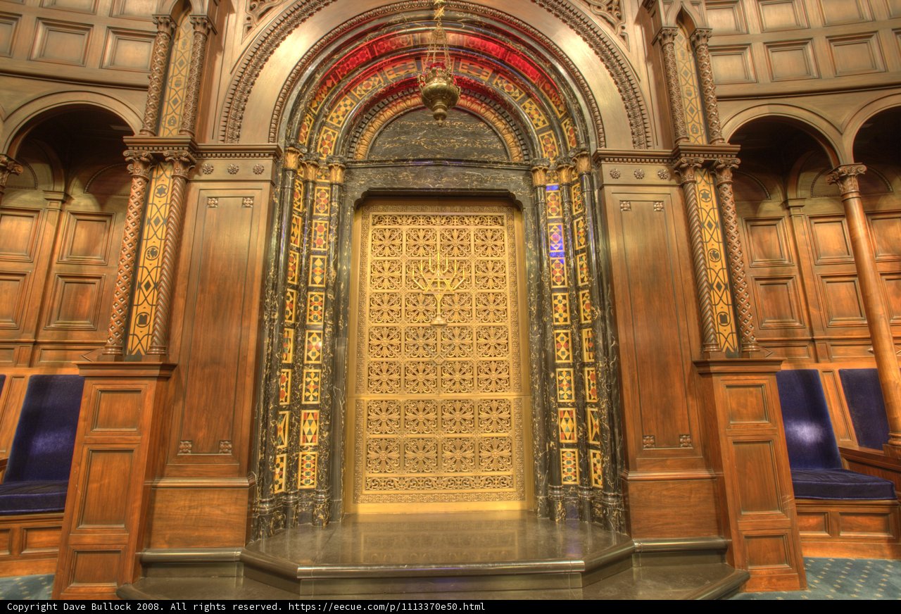 The Majestic Entrance to the Temple of Israel