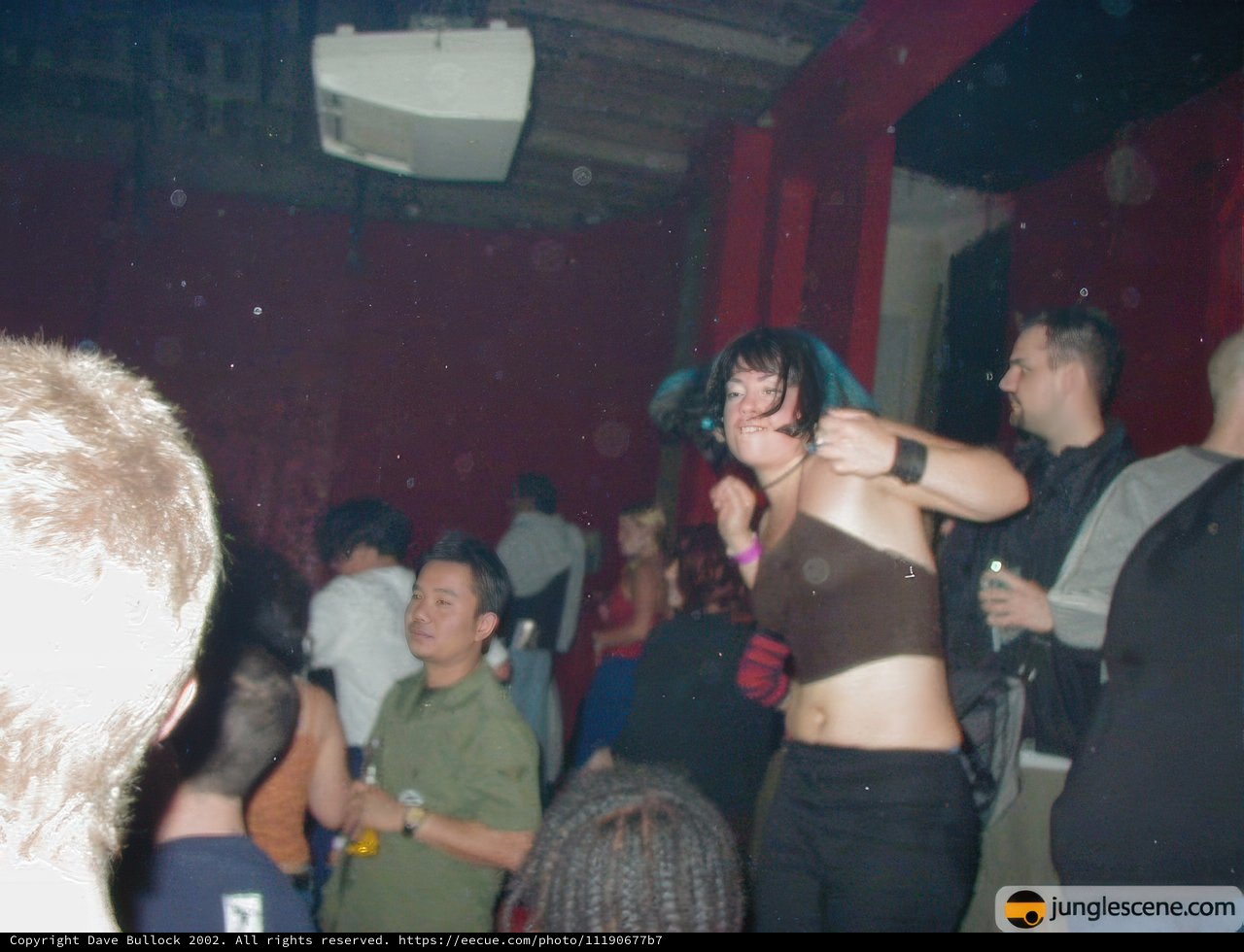Nightclub fun with black clothing