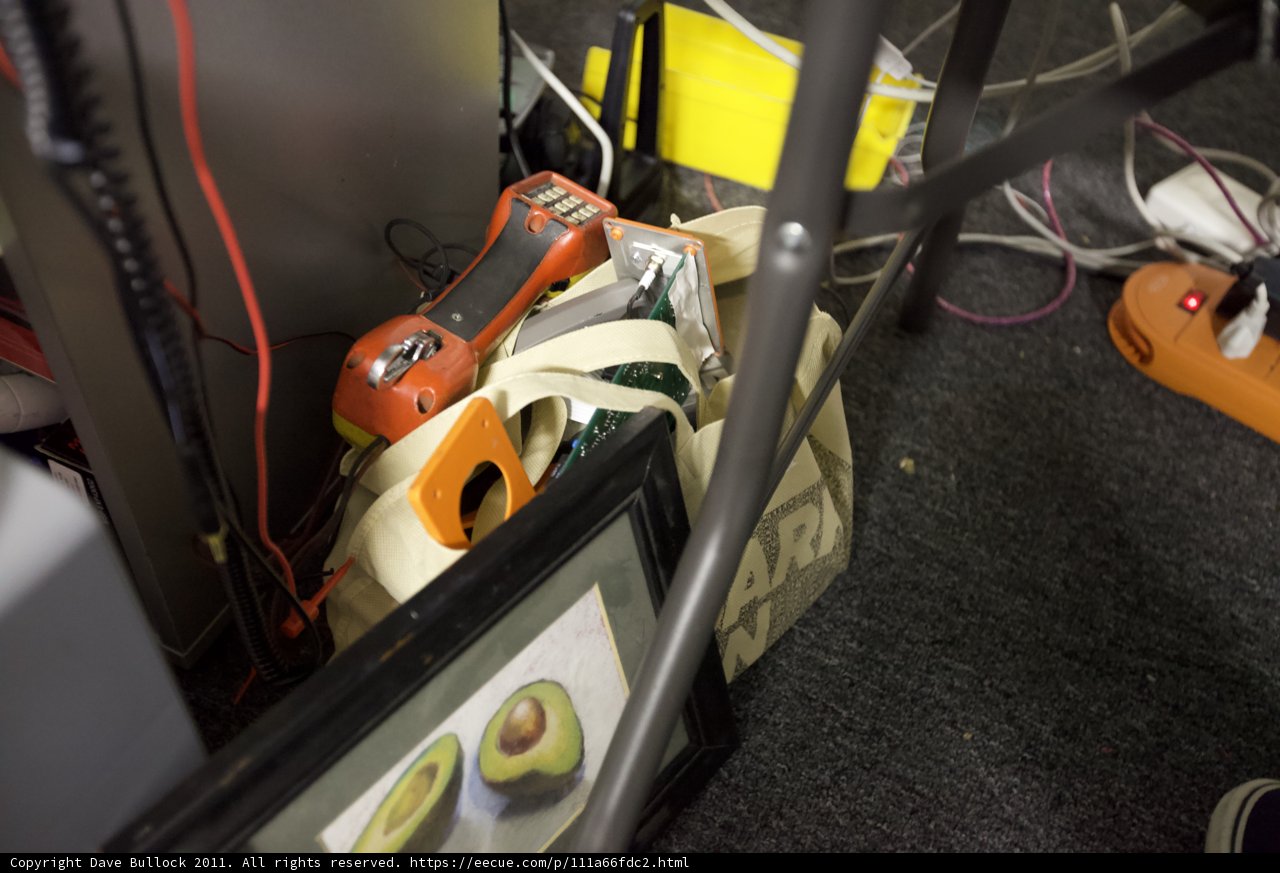 Electronic Clutter and Avocado Haul