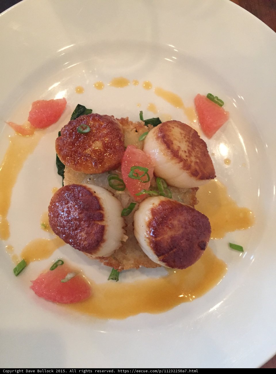 Seared Scallops with Grapefruit