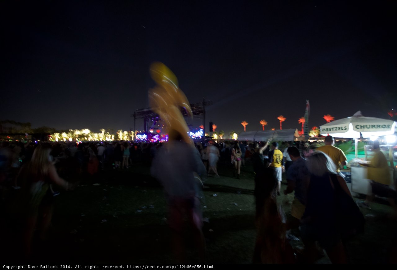 Urban Nightlife at Coachella Music Festival