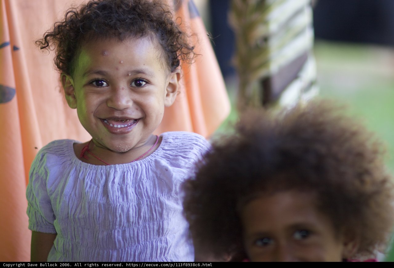 Two Smiling Children