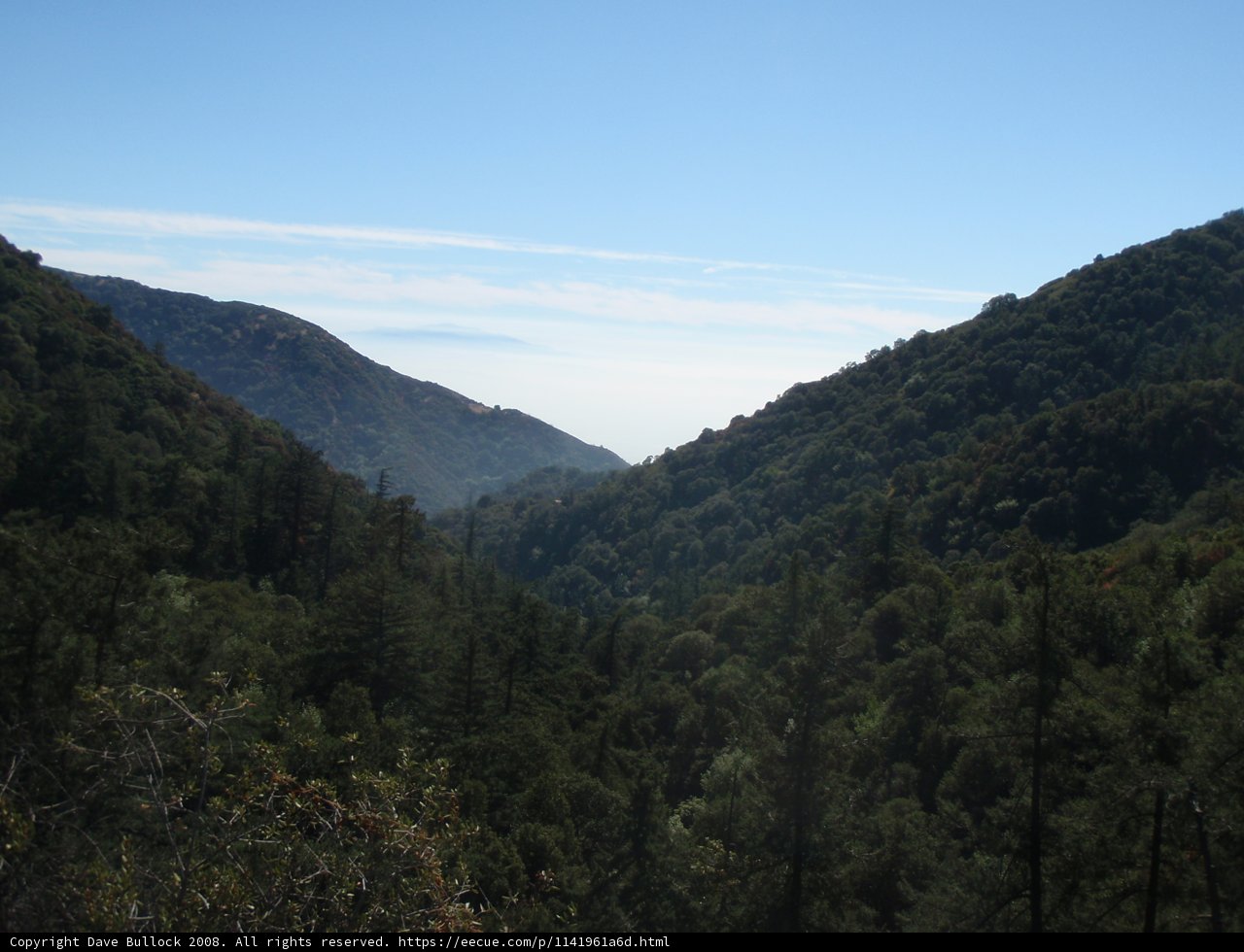 Majestic Mountain Range at Mt. Wilson