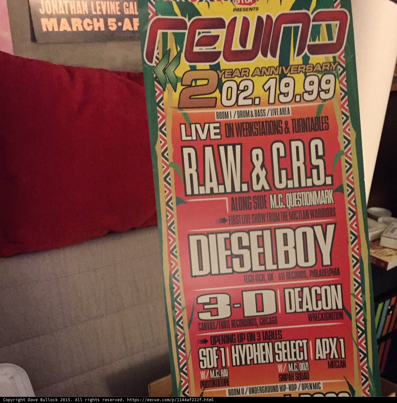 REWIND 1999 Rave Poster
