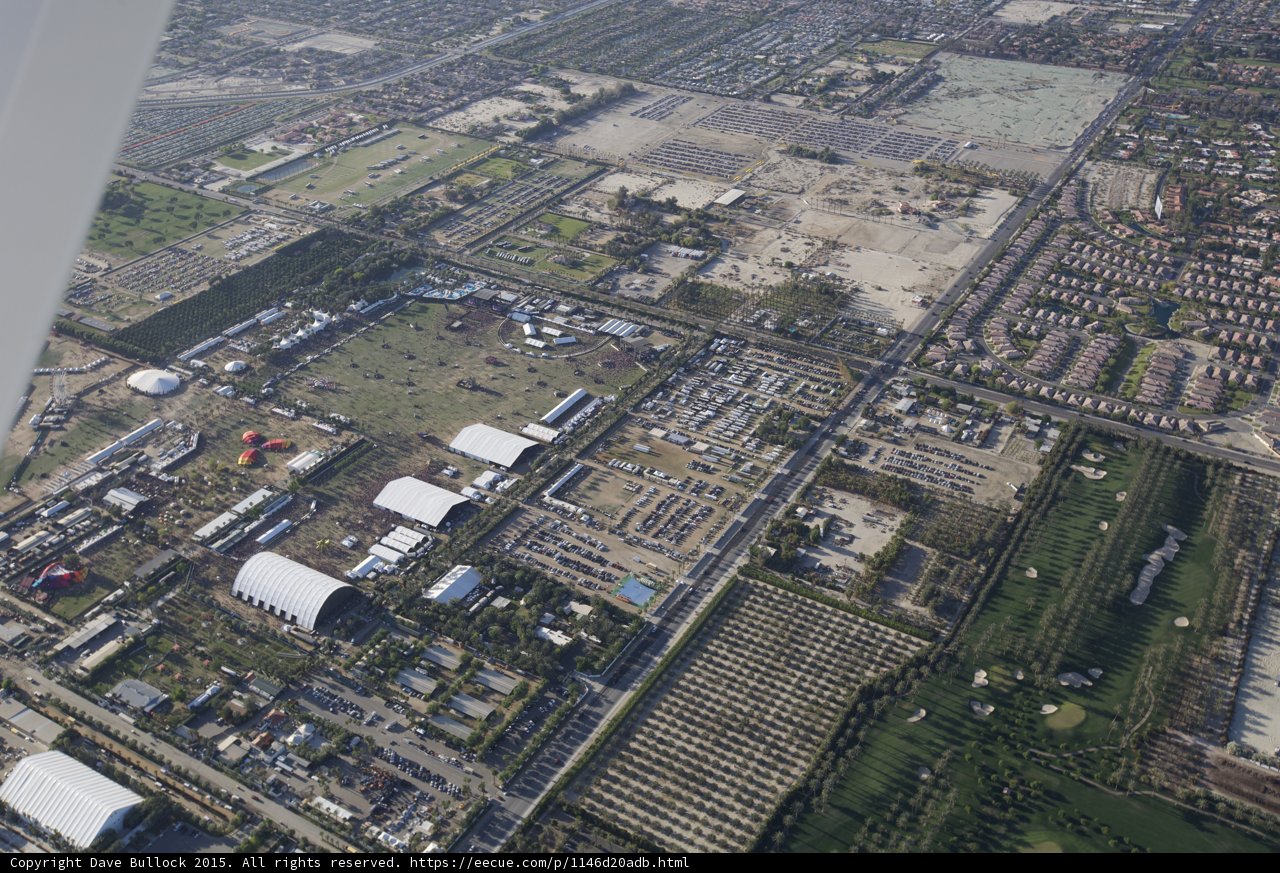 Sky-high view of metropolitan airport