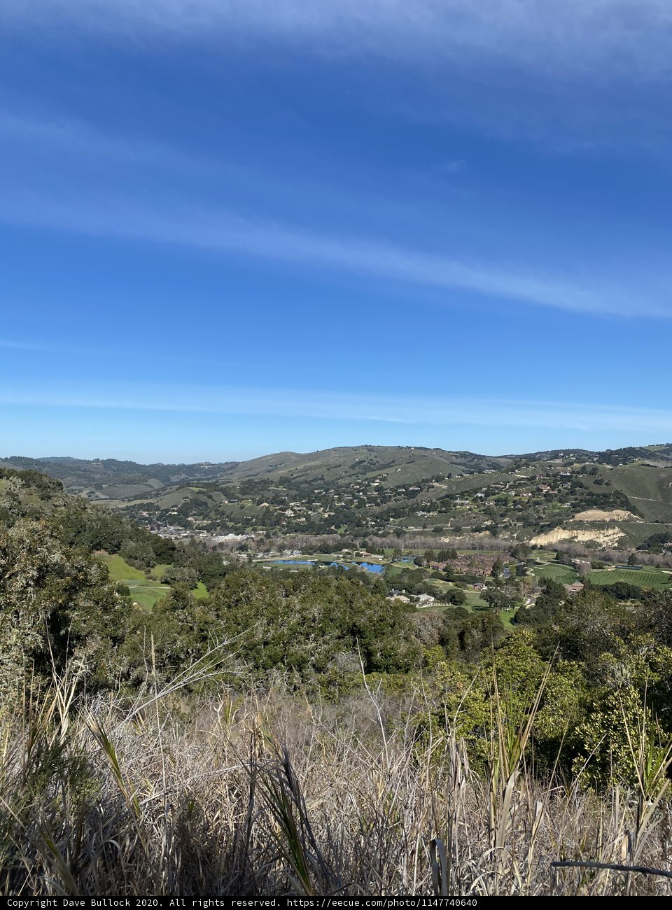 Overlooking the Majestic Carmel Valley
