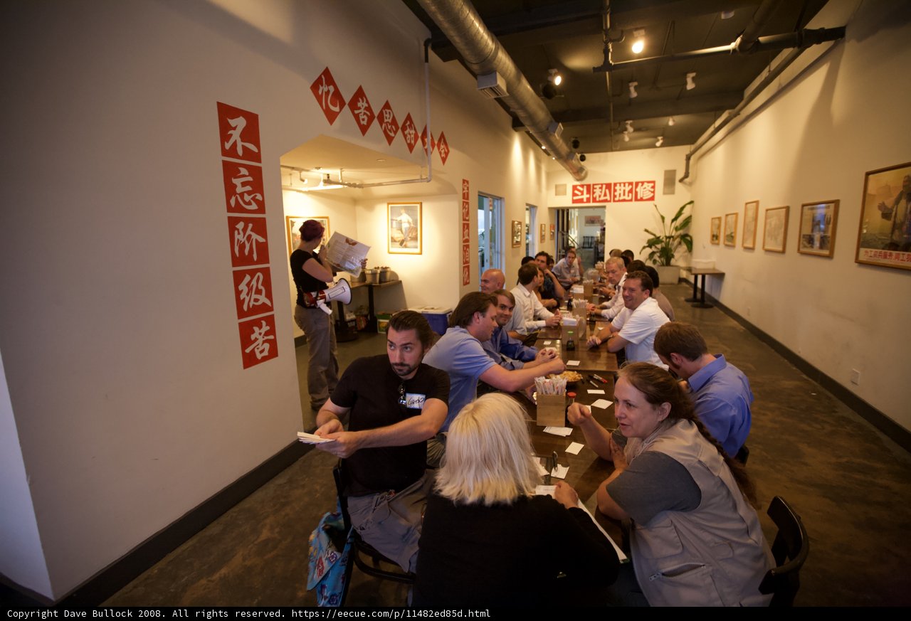 'Geek Dinner' at Local Restaurant