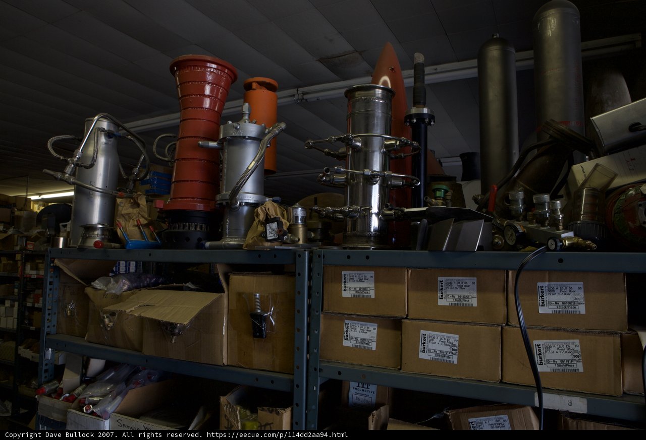 The Busy Shelves of a Manufacturing Facility