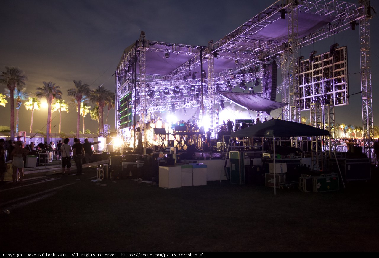 Nighttime Concert under City Lights
