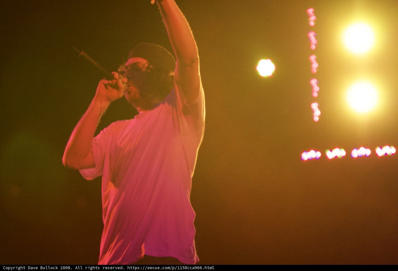 Solo Performance under Flaring Lights