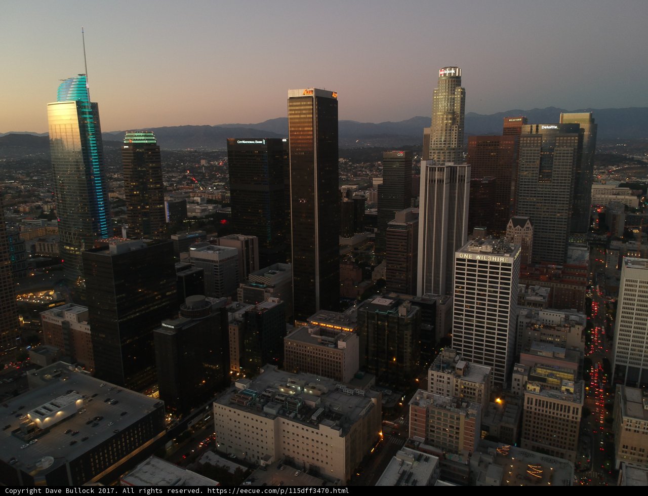 Bird's Eye View of Los Angeles