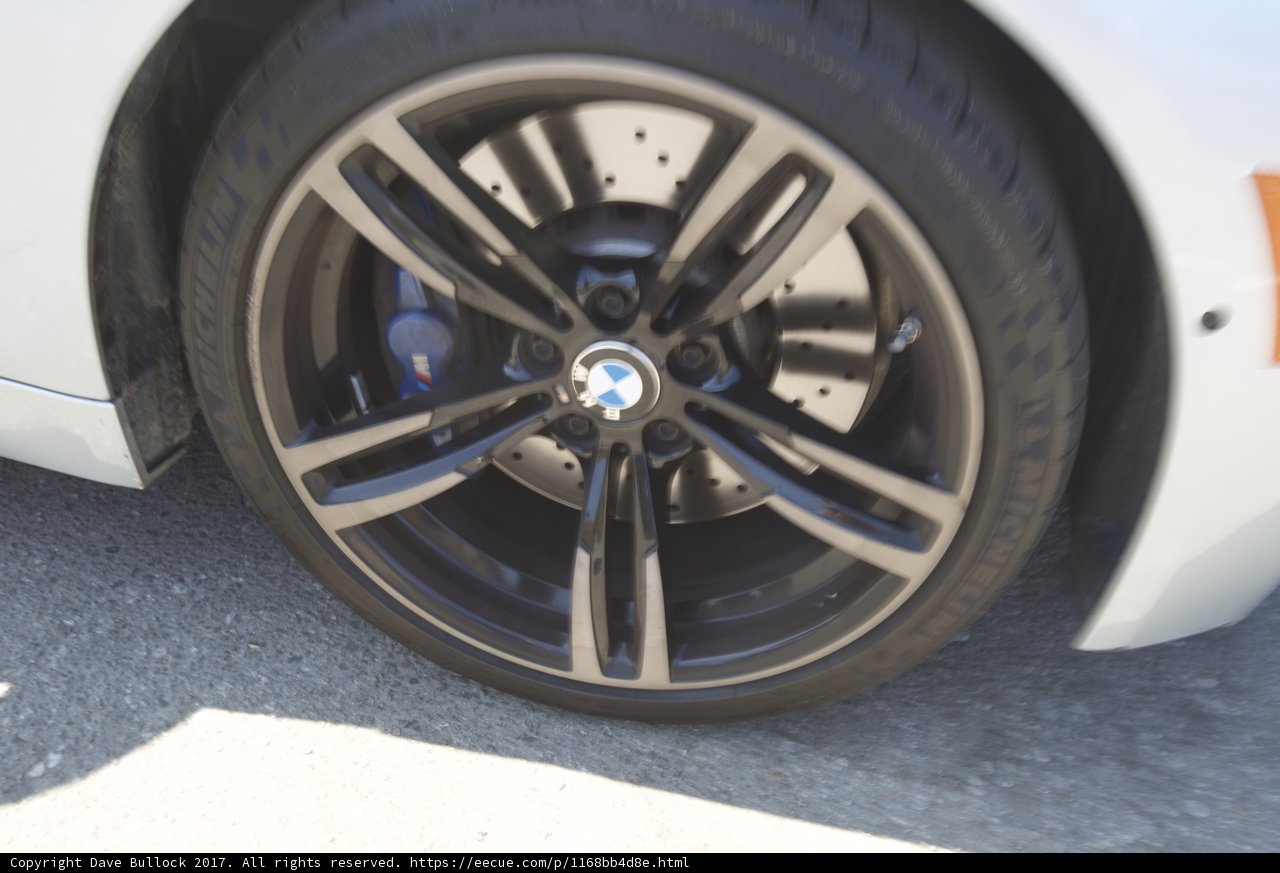 BMW M4 Alloy Wheels in Motion