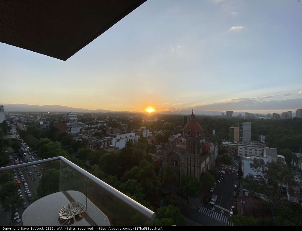 Sunset Splendor over the Urban Jungle