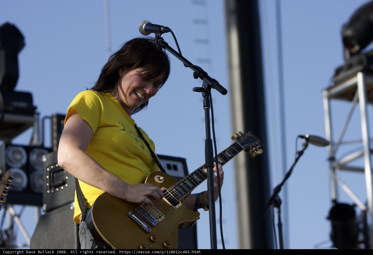 Kim Deal Shreds the Stage Under the Sunny Coachella Sky