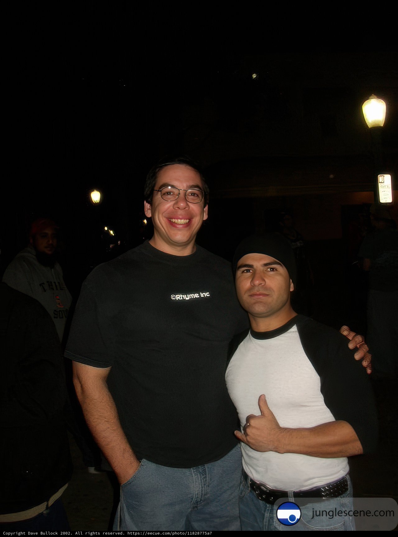 Nighttime Portrait with Two Men