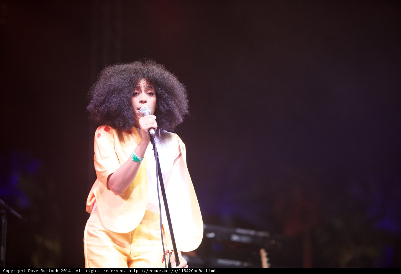 Solange Belts Out a Soulful Tune on Stage