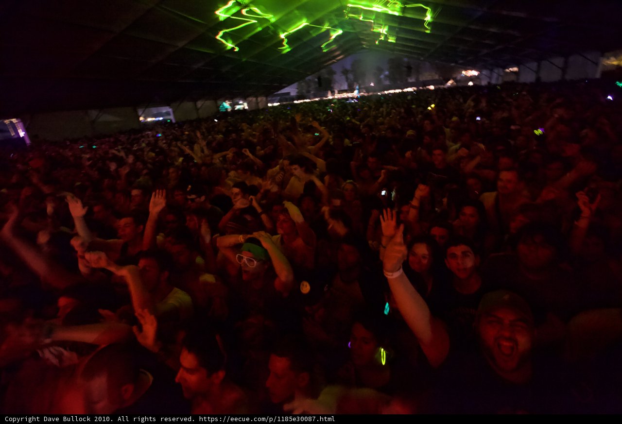 Coachella Nightlife: Hands in the Air