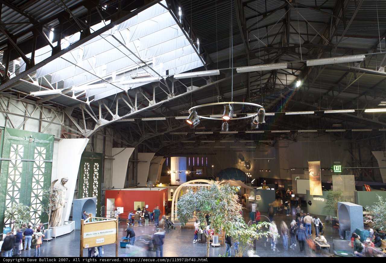 Bustling Indoor Marketplace