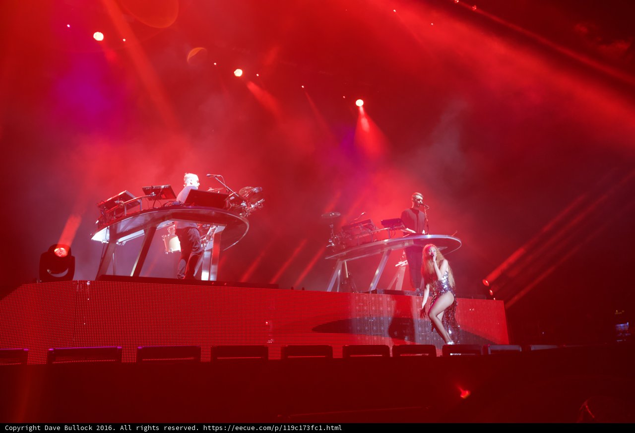 Red Lights on the Rock Concert