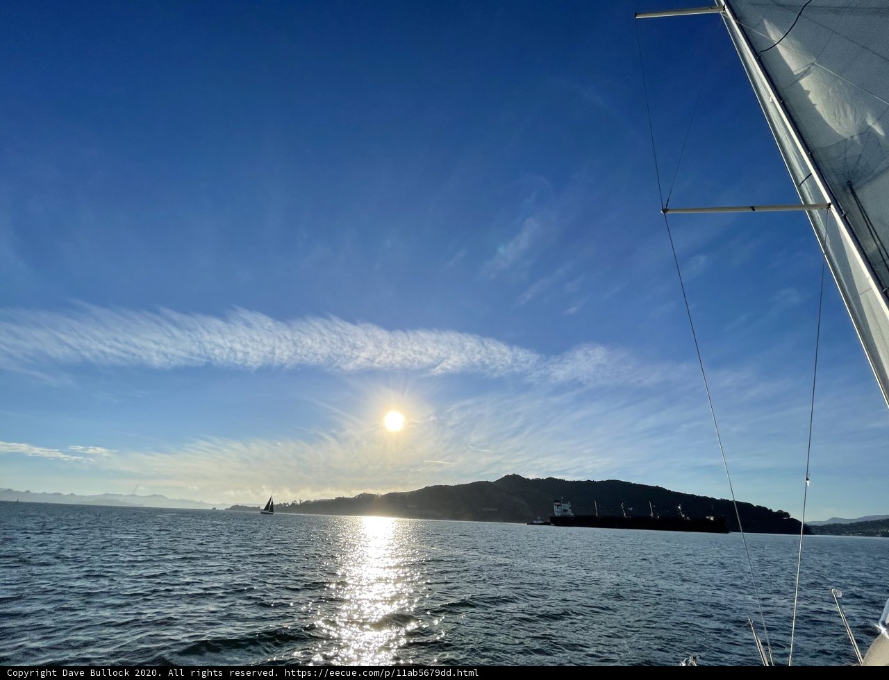 Sailing into the horizon