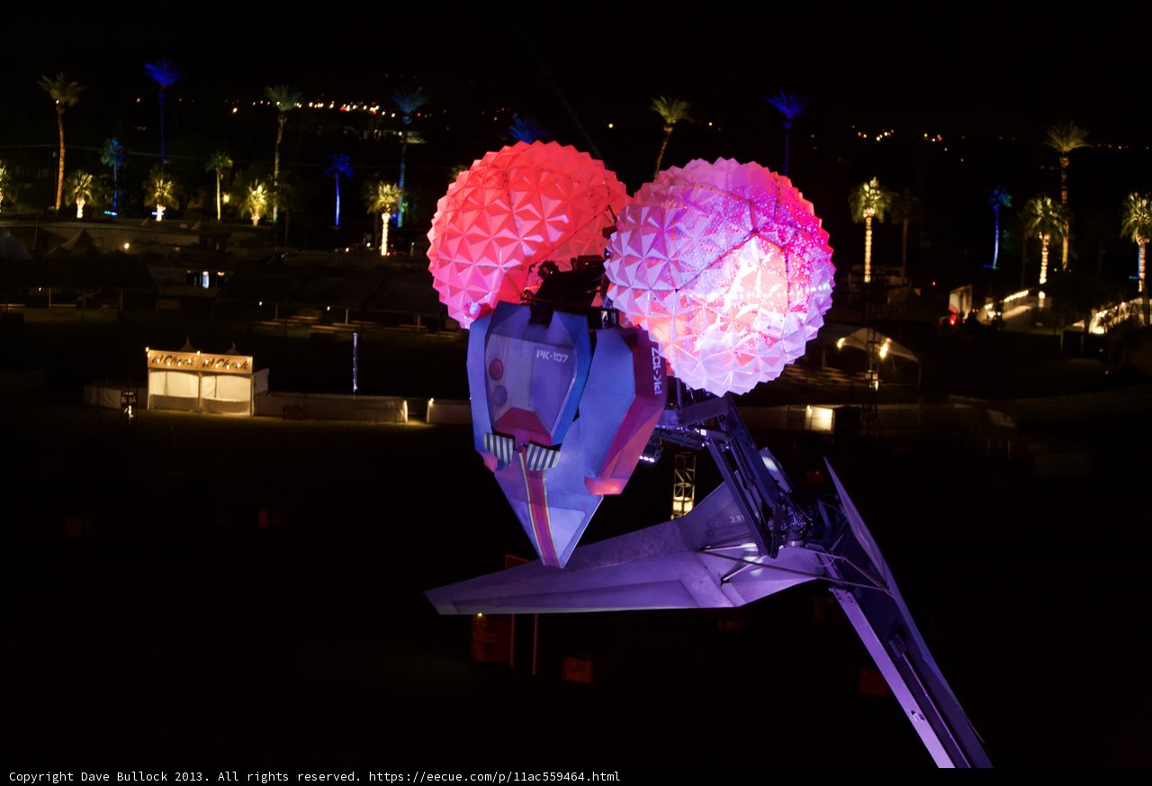 Glowing Balloon Atop Building