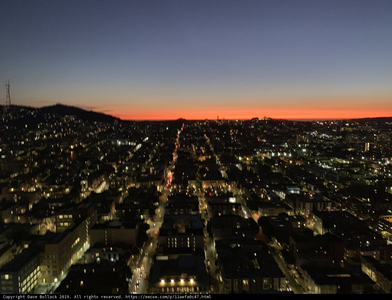 Cityscape at Sunset
