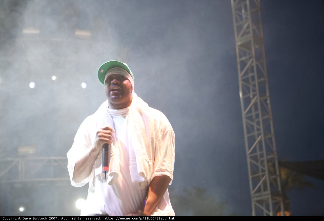 Ghostface Killah Takes the Stage at Coachella 2007