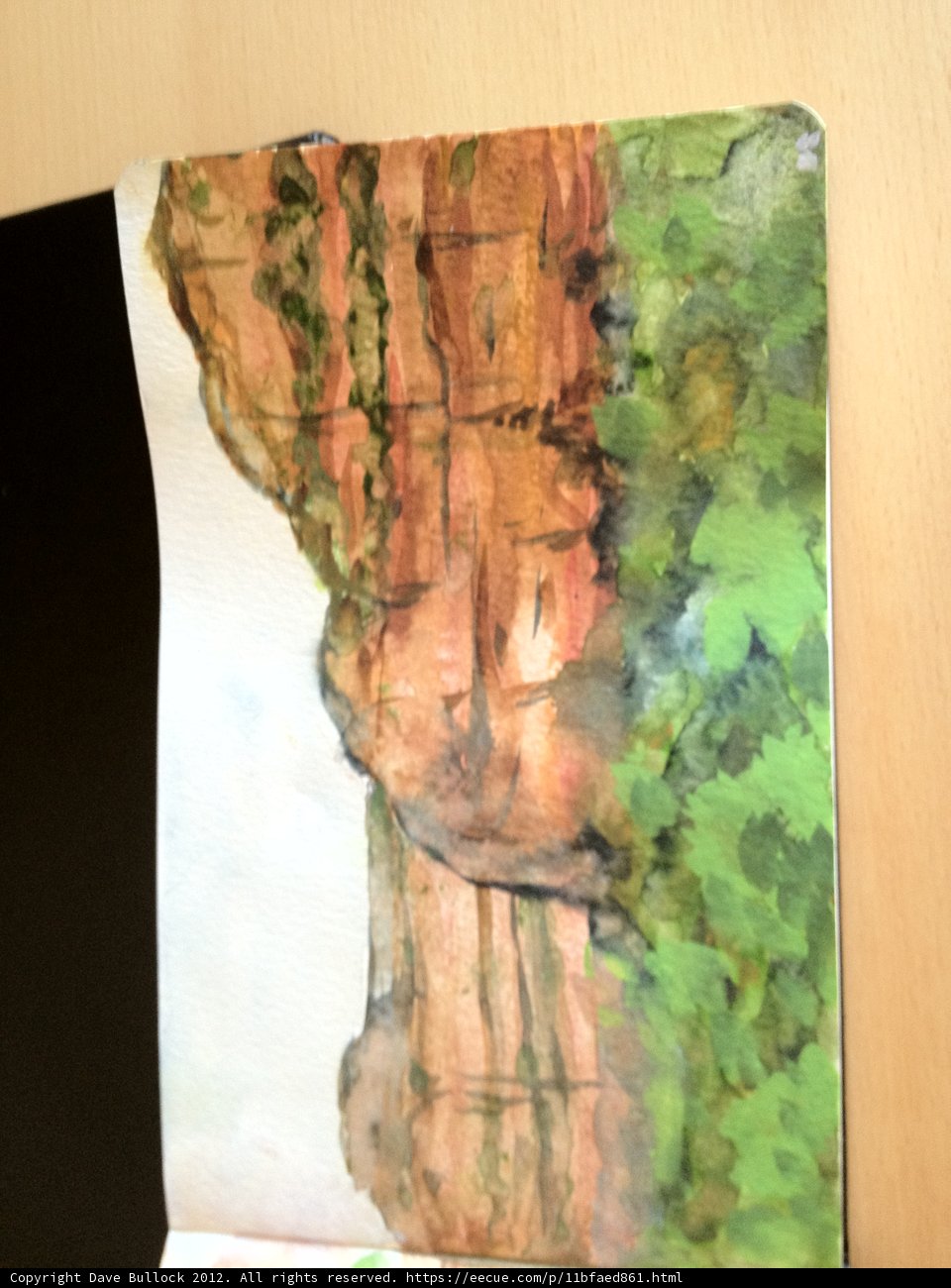 Majestic Mountain Watercolor