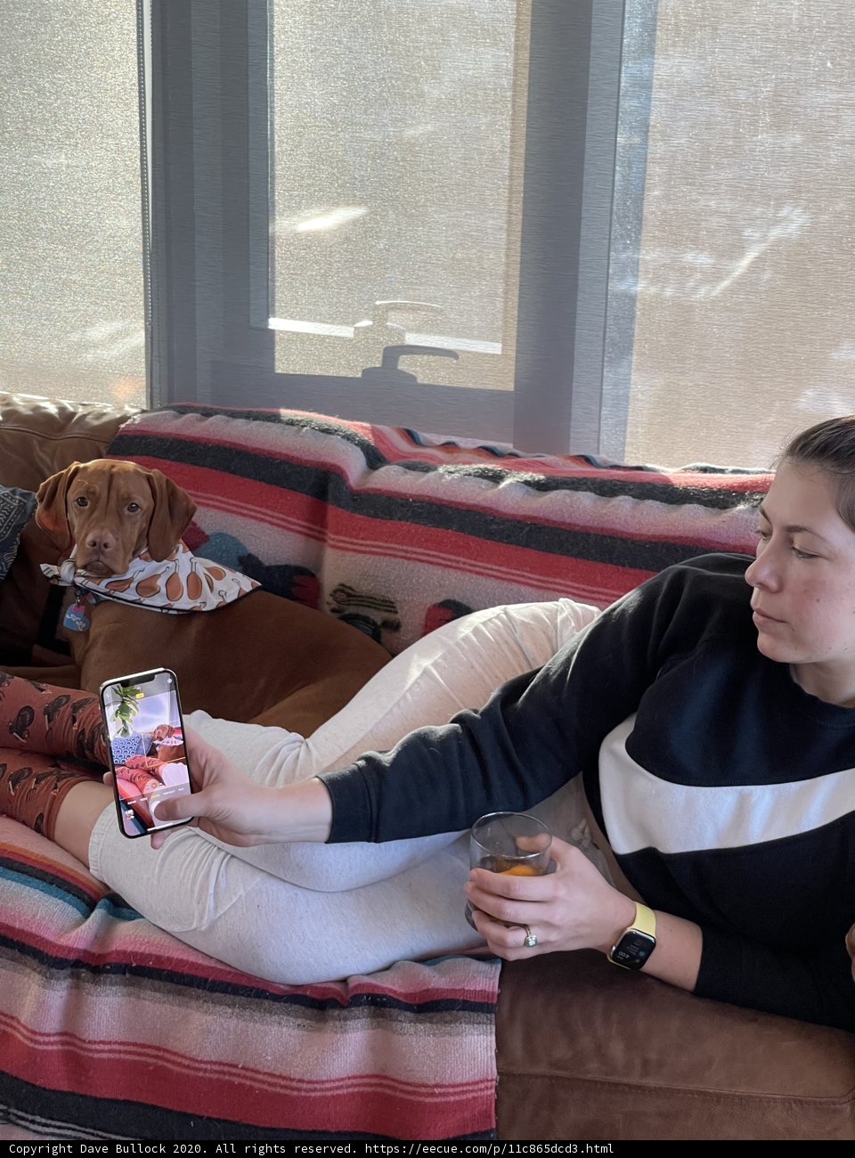 Relaxing with my Furry Friend