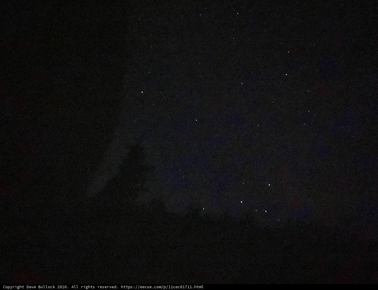 Under the Starry Sky in Desolation Wilderness