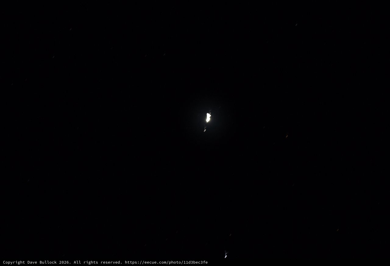 Solitary Light in the Vast Darkness of Night