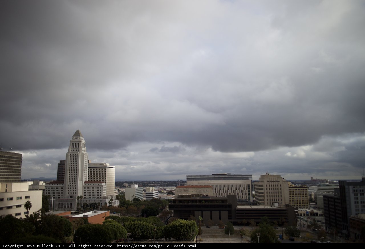 The Urban Metropolis Under a Cloudy Sky